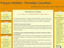 Tablet Screenshot of francoismagnan.info